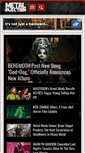Mobile Screenshot of metalinjection.net